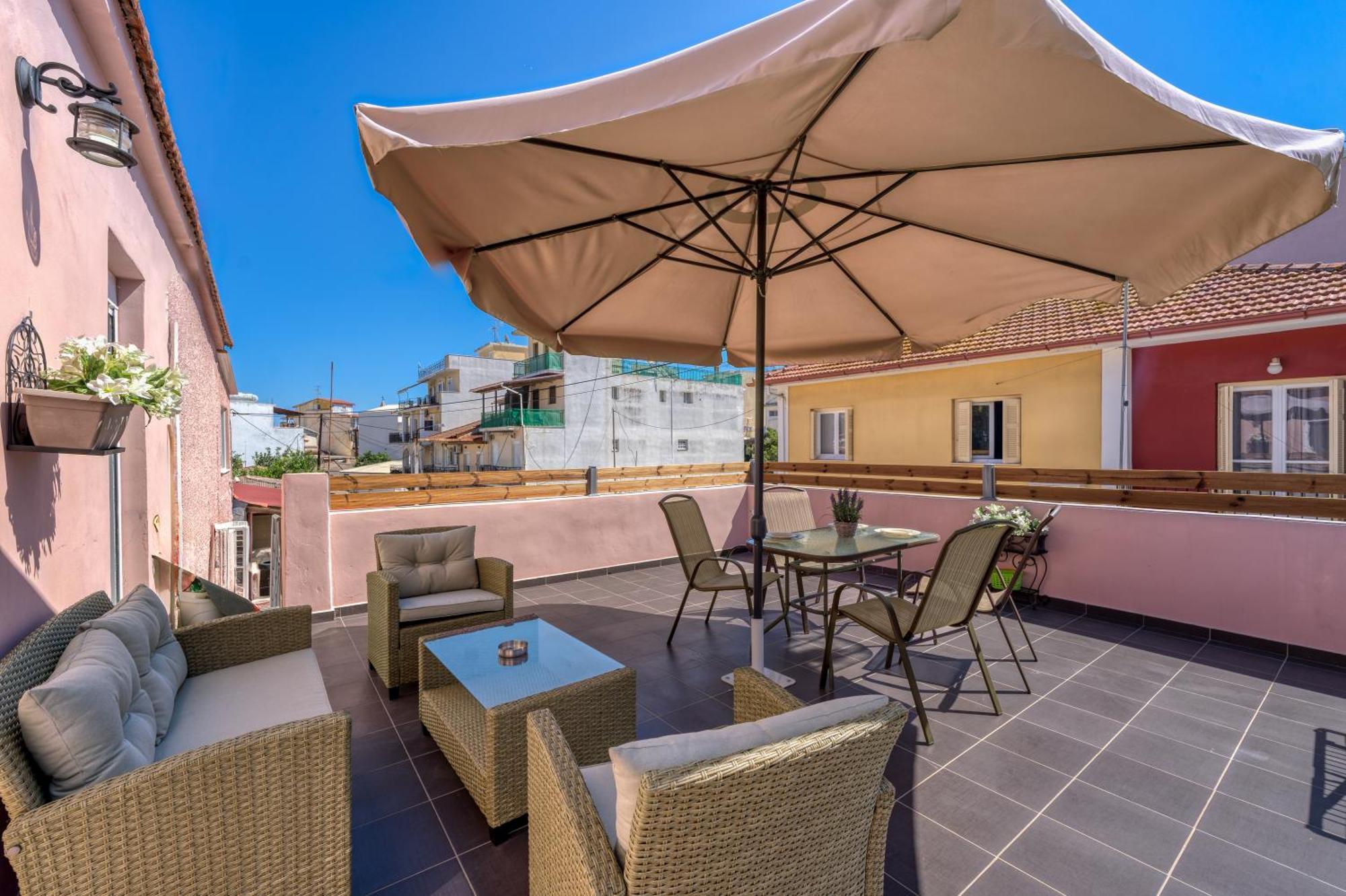 Dennis City Center Elegant Apartment Città di Zante Esterno foto